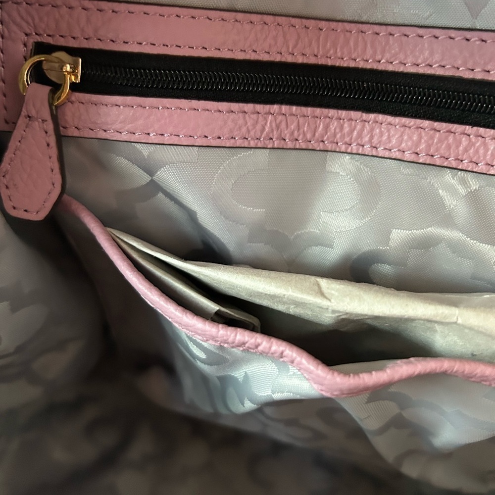 Oryanay NWT Lavender Pebble Leather Satchel - Picture 3 of 13
